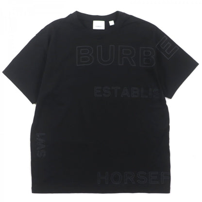 BURBERRY Short sleeve T-shirt 8036185 Main: 100% cotton, some parts: 97% cotton, some parts: 3% elastane black mens XS