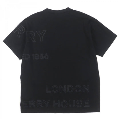 BURBERRY Short sleeve T-shirt 8036185 Main: 100% cotton, some parts: 97% cotton, some parts: 3% elastane black mens XS