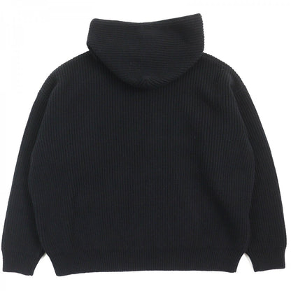 CELINE Hoodie 2A10X66Q Main: 100% wool black mens XS