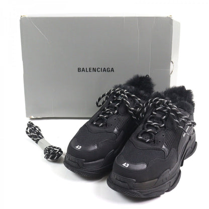 BALENCIAGA sneakers 668563 Part: Leather, Part: Eco-fur black TRIPLE S FUR Triple S mens 43