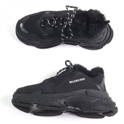 BALENCIAGA sneakers 668563 Part: Leather, Part: Eco-fur black TRIPLE S FUR Triple S mens 43
