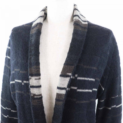 CHANEL cardigan 09A P36148 Main: 60% wool, Main: 25% mohair, Main: 15% paper Dark navy Women 42