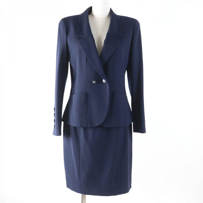 CHANEL setup 96P P06410V04616 Main: 100% wool, Lining: 100% silk Navy Women 38