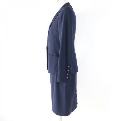CHANEL setup 96P P06410V04616 Main: 100% wool, Lining: 100% silk Navy Women 38