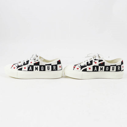 Christian Dior sneakers Main: Canvas, Part: Leather White black red WALK'N'DIOR Women 37