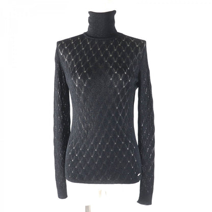 CHANEL knit P75380 Viscose black 38