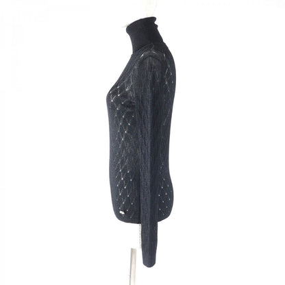 CHANEL knit P75380 Viscose black 38