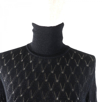 CHANEL knit P75380 Viscose black 38