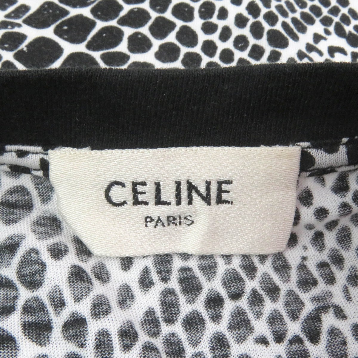 CELINE Short sleeve T-shirt 2X008378E Main: 100% cotton Black White mens S