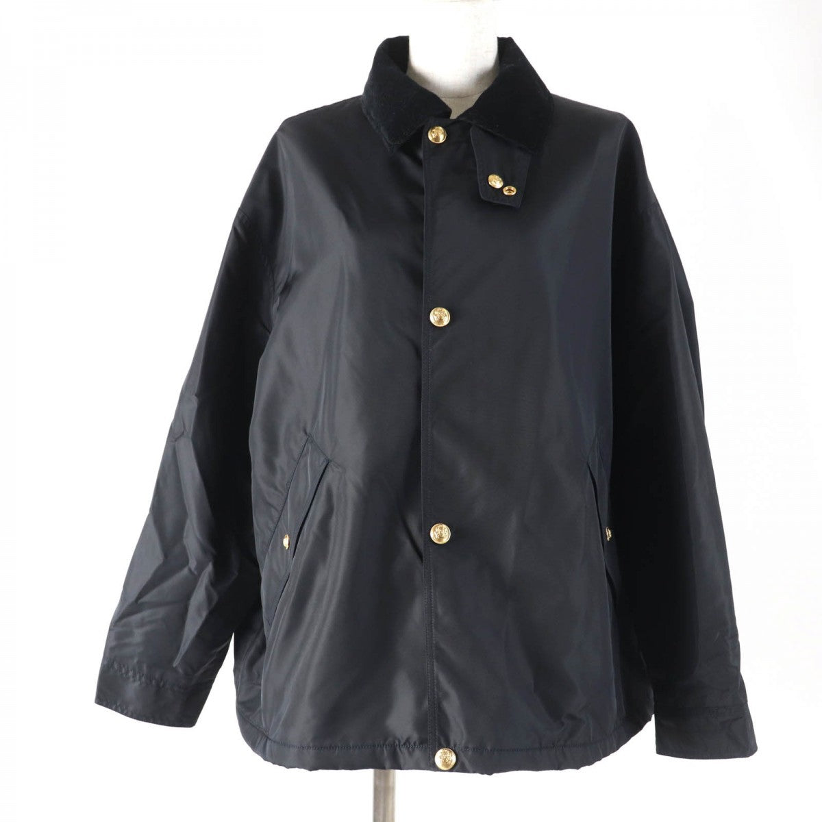 CELINE Jacket 2W523364P Main: 100% nylon, Part: 100% cotton, Lining: 100% wool, Sleeve lining: 100% rayon, Filling: 100% polyester black Women 38