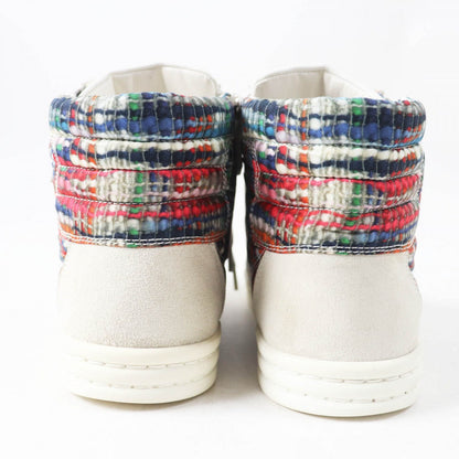 CHANEL High cut sneakers G29918 Main: Suede leather light gray multi Women 36