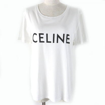 CELINE Short sleeve T-shirt 2X314916G Main: 100% cotton White black Women L