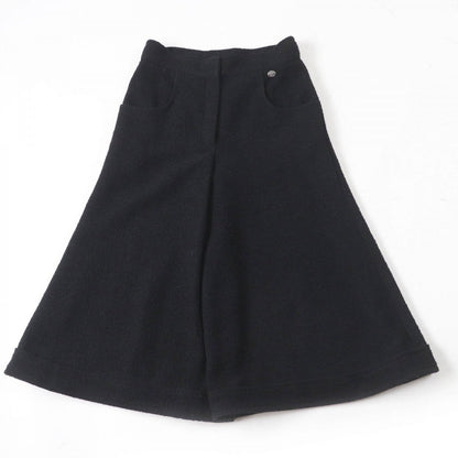 CHANEL Wide pants P54700V30847 Main: 94% wool, Main: 6% nylon, Lining: 100% silk black Women 38