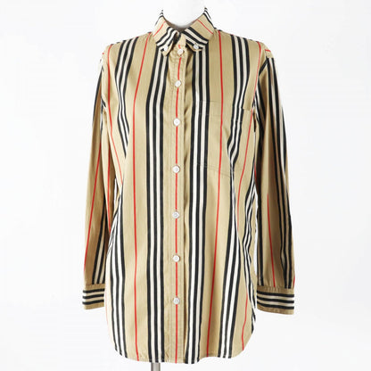 BURBERRY Long sleeve shirt 8011359 Main: 100% cotton beige Women 36