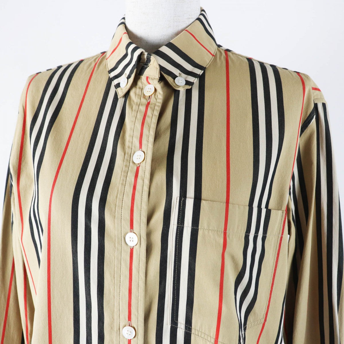BURBERRY Long sleeve shirt 8011359 Main: 100% cotton beige Women 36