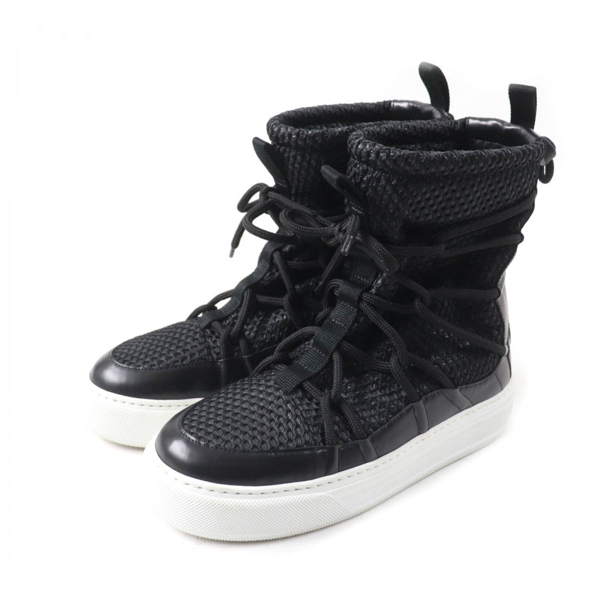 Christian Dior short boots Mesh, Leather black DIOR SOLAR Women 37