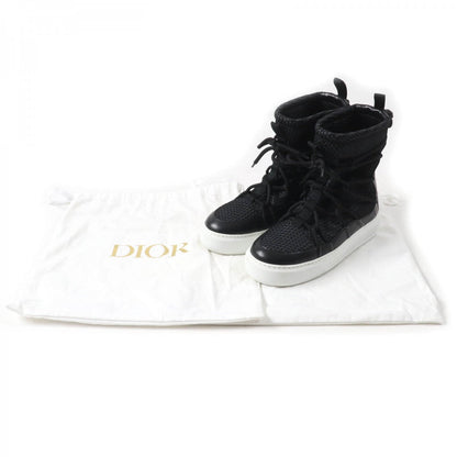 Christian Dior short boots Mesh, Leather black DIOR SOLAR Women 37