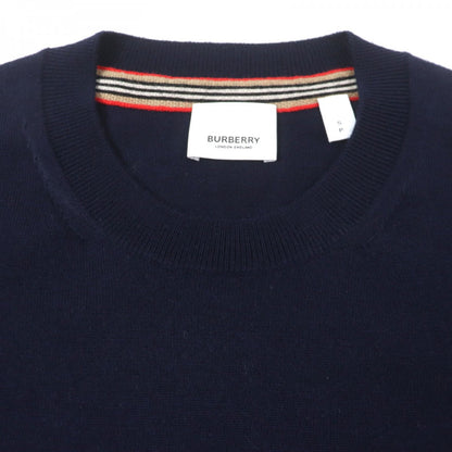BURBERRY sweater 8018668 Main: 100% wool, part: 95% wool, part: 4% nylon, part: 1% elastane, part: 98% wool Navy Monogram Motif Sweater mens S