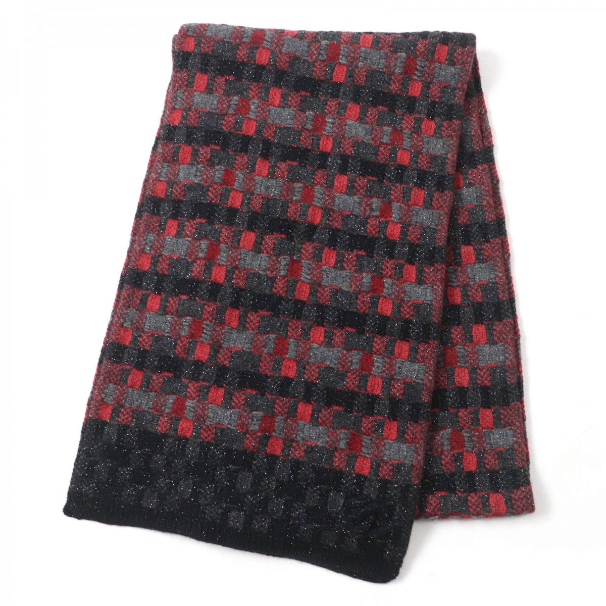 CHANEL Scarf 16B Main: 95% cashmere, Main: 5% rayon multicolor Women