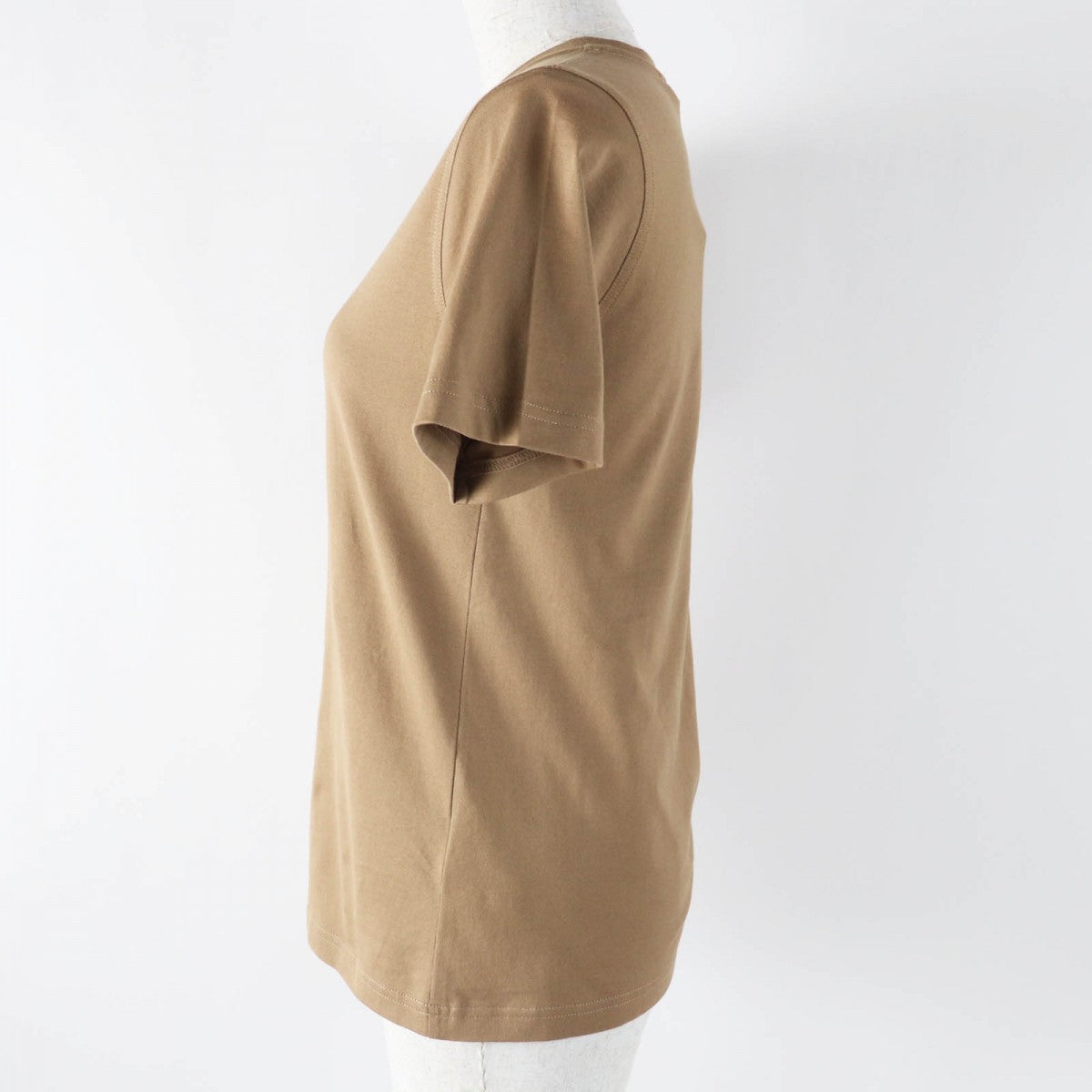BURBERRY Short sleeve T-shirt 8065777 Main: 100% cotton, part: 98% cotton, part: 2% polyurethane Brown Women XXS