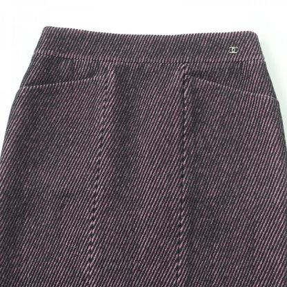CHANEL skirt 22K P73608V65162 Main: 100% wool, Lining: 100% silk, Part: 100% silk Pink type Women 38