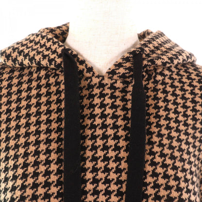 Christian Dior poncho 024C12AM035 cashmere Brown black 40
