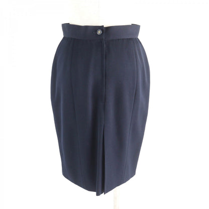 CHANEL Tight Skirt P04471 Main: 100% wool Navy Women 38