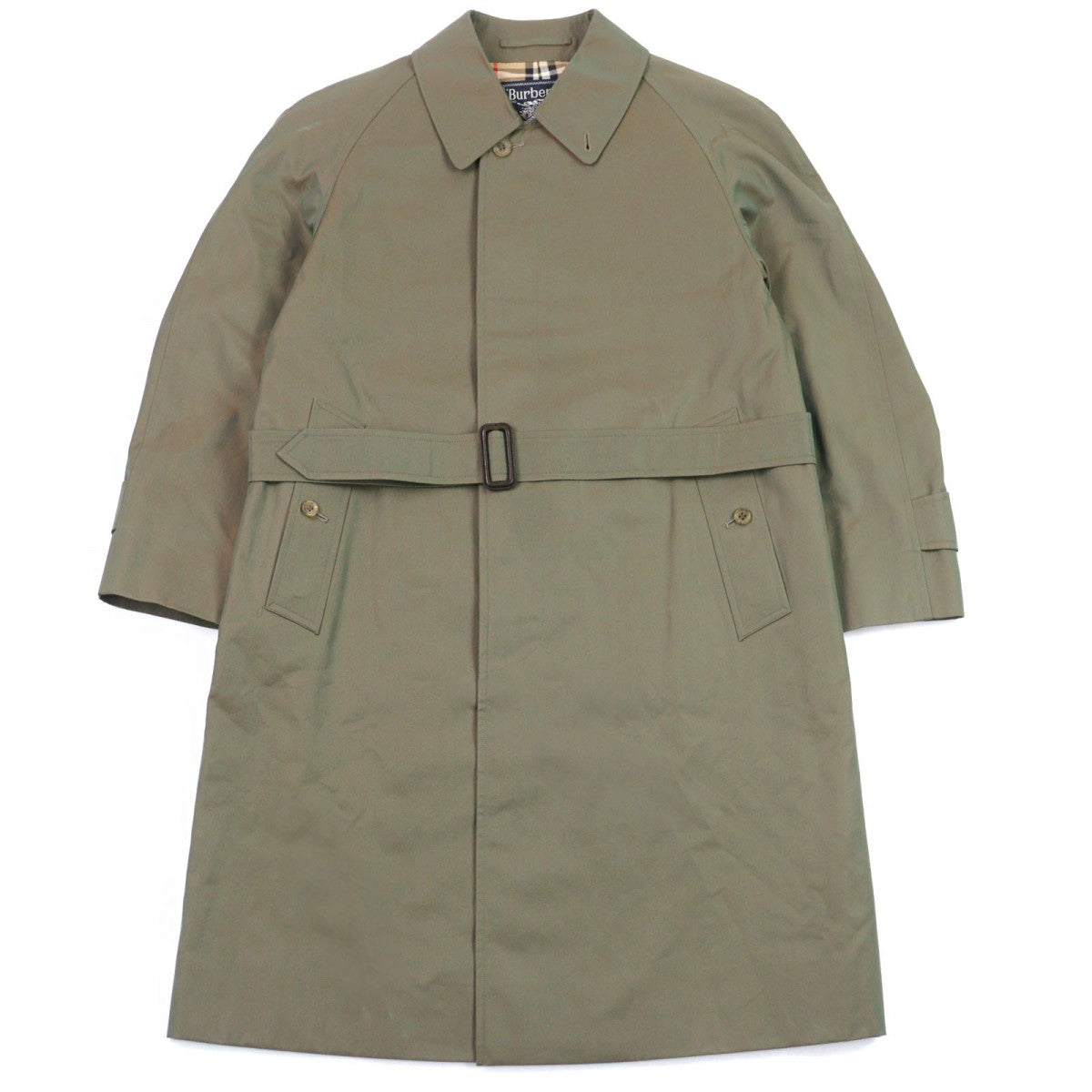 BURBERRY Stainless collar coat WR050-902-79 Outer: 100% cotton, Lining: cotton, Sleeve lining: polyester green mens