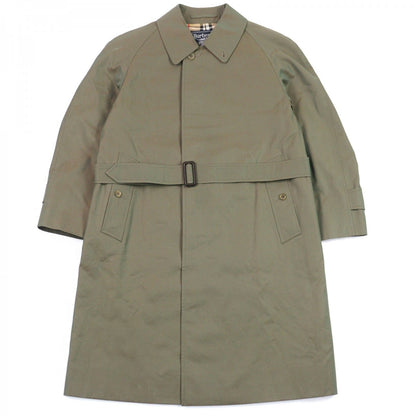 BURBERRY Stainless collar coat WR050-902-79 Outer: 100% cotton, Lining: cotton, Sleeve lining: polyester green mens