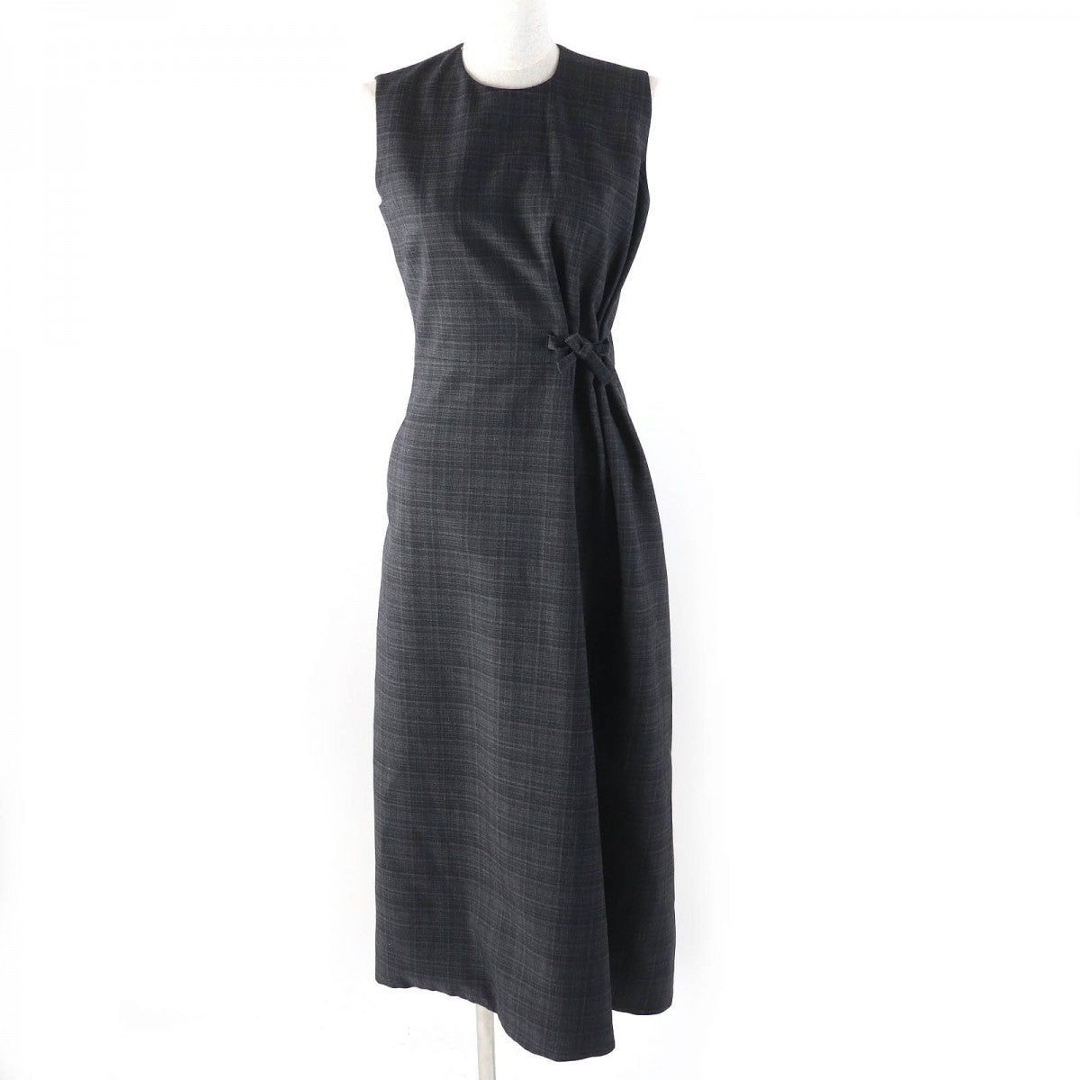 Christian Dior one piece 341R30A1518 Outer material: 100% wool, Outer material: 100% silk Dark gray type Women 38