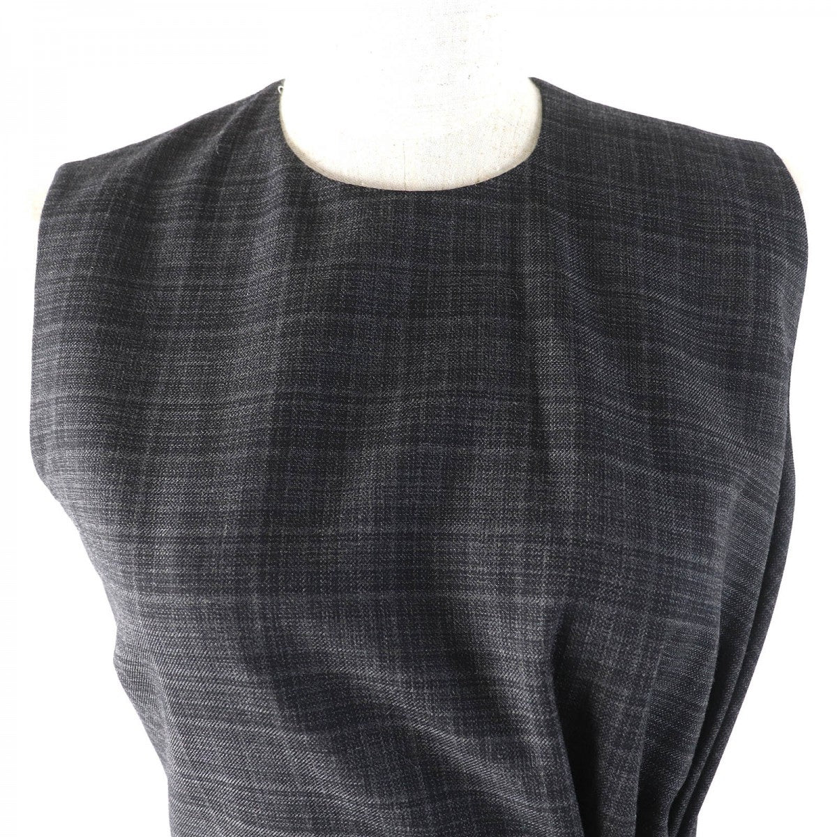 Christian Dior one piece 341R30A1518 Outer material: 100% wool, Outer material: 100% silk Dark gray type Women 38