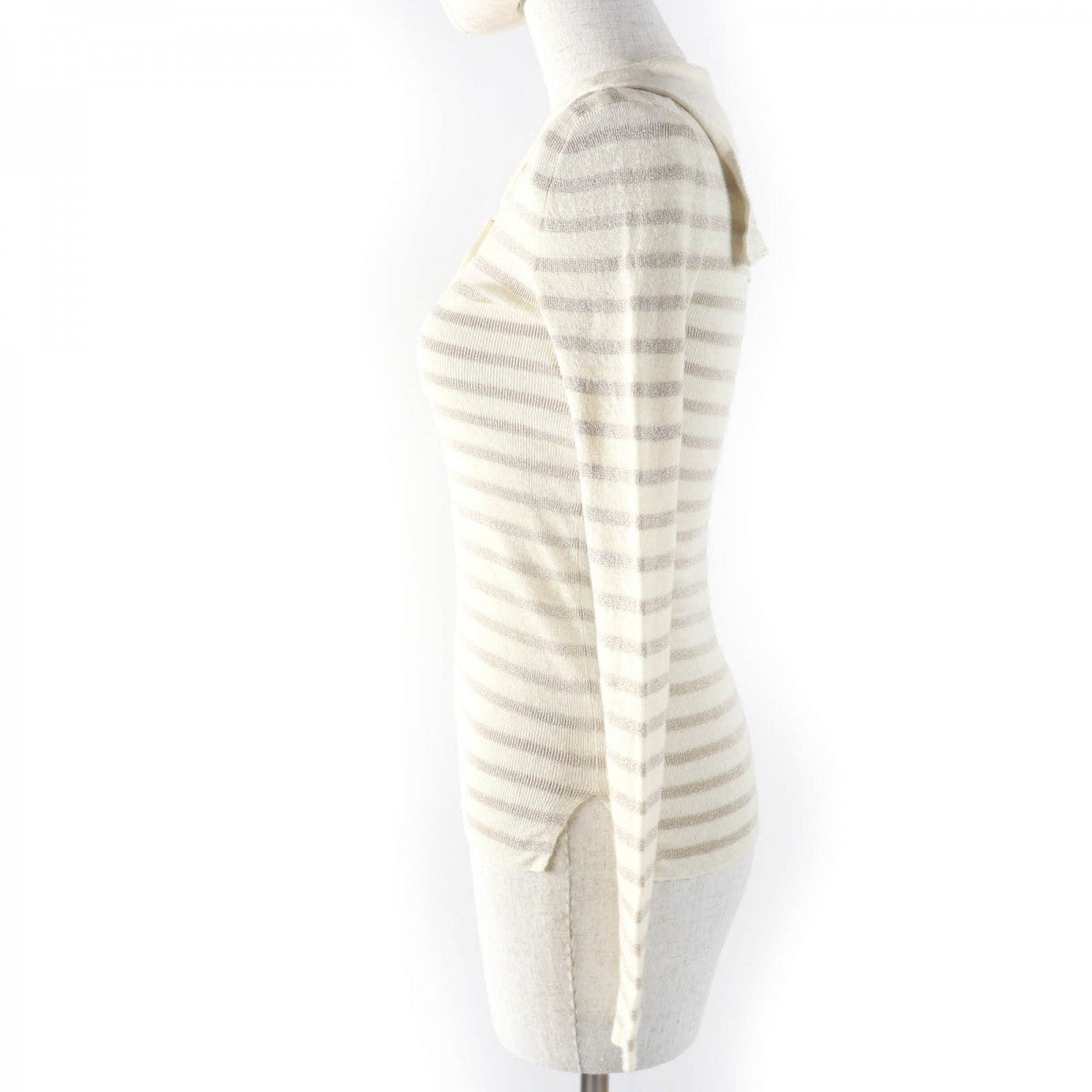 Christian Dior knit 214S27AM903 Main: 46% linen, 30% rayon, 12% cashmere, 8% polyester, 4% silk Beige type Women 38