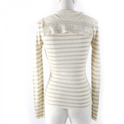 Christian Dior knit 214S27AM903 Main: 46% linen, 30% rayon, 12% cashmere, 8% polyester, 4% silk Beige type Women 38