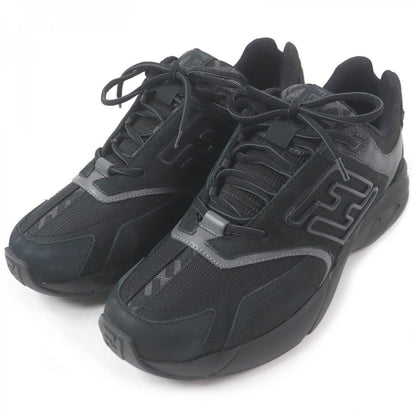 FENDI Low cut sneakers 7E1555 Main: Mesh, Main: Leather black FASTER TRAINERS mens 6