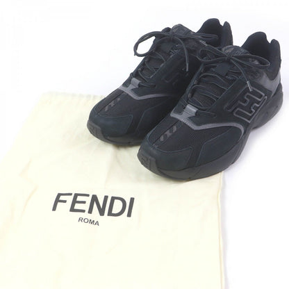 FENDI Low cut sneakers 7E1555 Main: Mesh, Main: Leather black FASTER TRAINERS mens 6