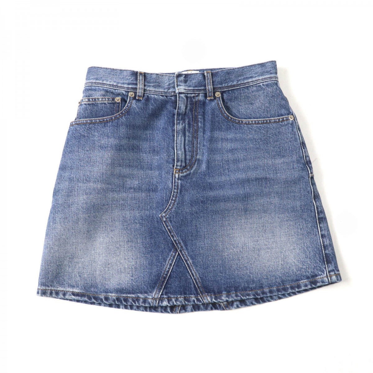Christian Dior Mini skirt 422J21A3830 Main: 100% cotton Indigo Women 40
