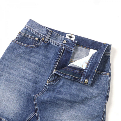 Christian Dior Mini skirt 422J21A3830 Main: 100% cotton Indigo Women 40
