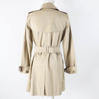 BURBERRY LONDON trench coat Main: 100% cotton, Lining: cotton, Sleeve lining: cupra, Leather part: cowhide beige Women 36