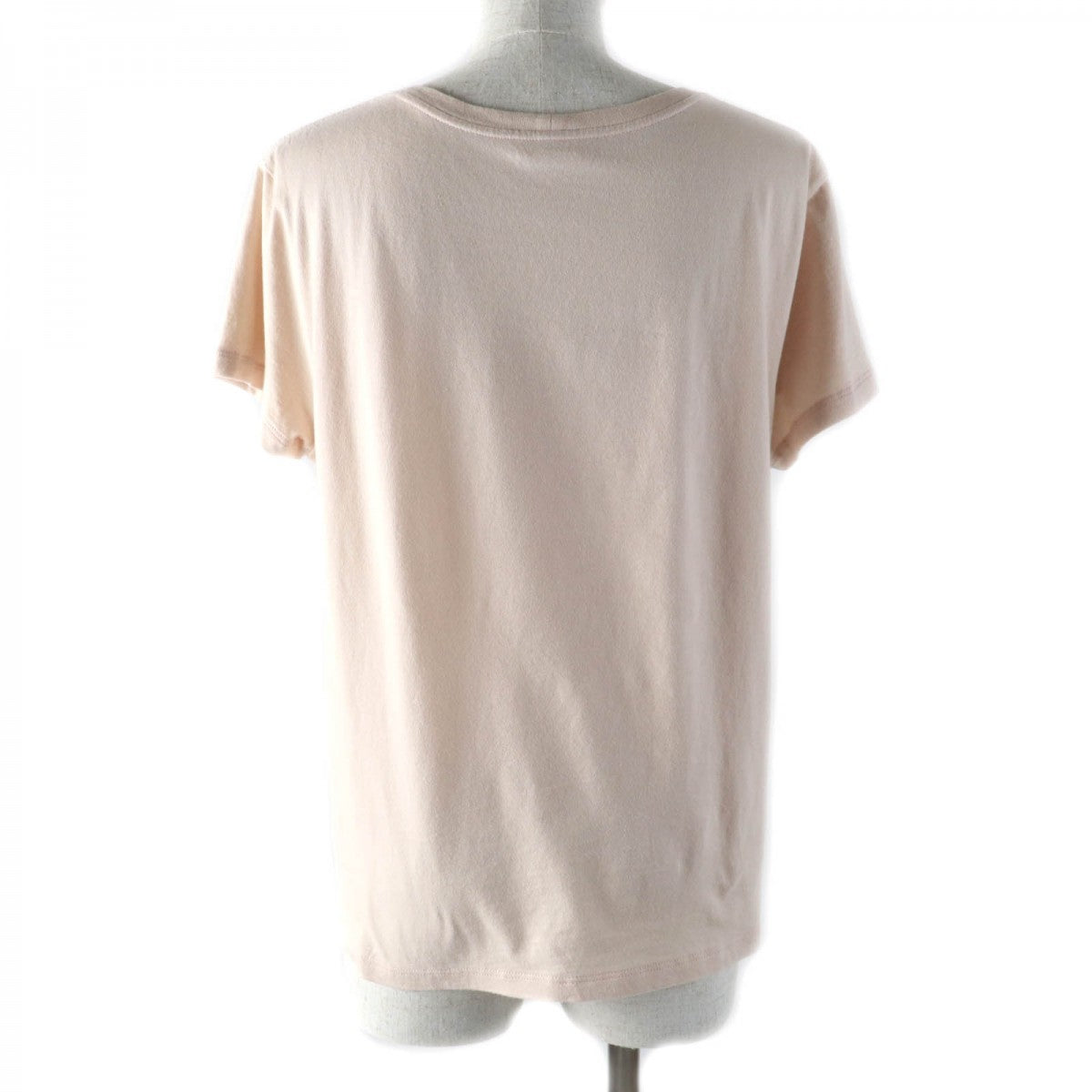 CELINE Short sleeve T-shirt 2X586114L Main: 100% cotton pink beige Women L