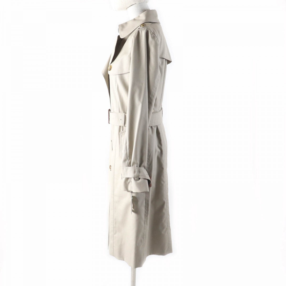 BURBERRY LONDON trench coat Outer: 63% polyester, Outer: 37% cotton, Lining: 100% cotton, Part: 100% cupra, Part: cowhide beige Women 11