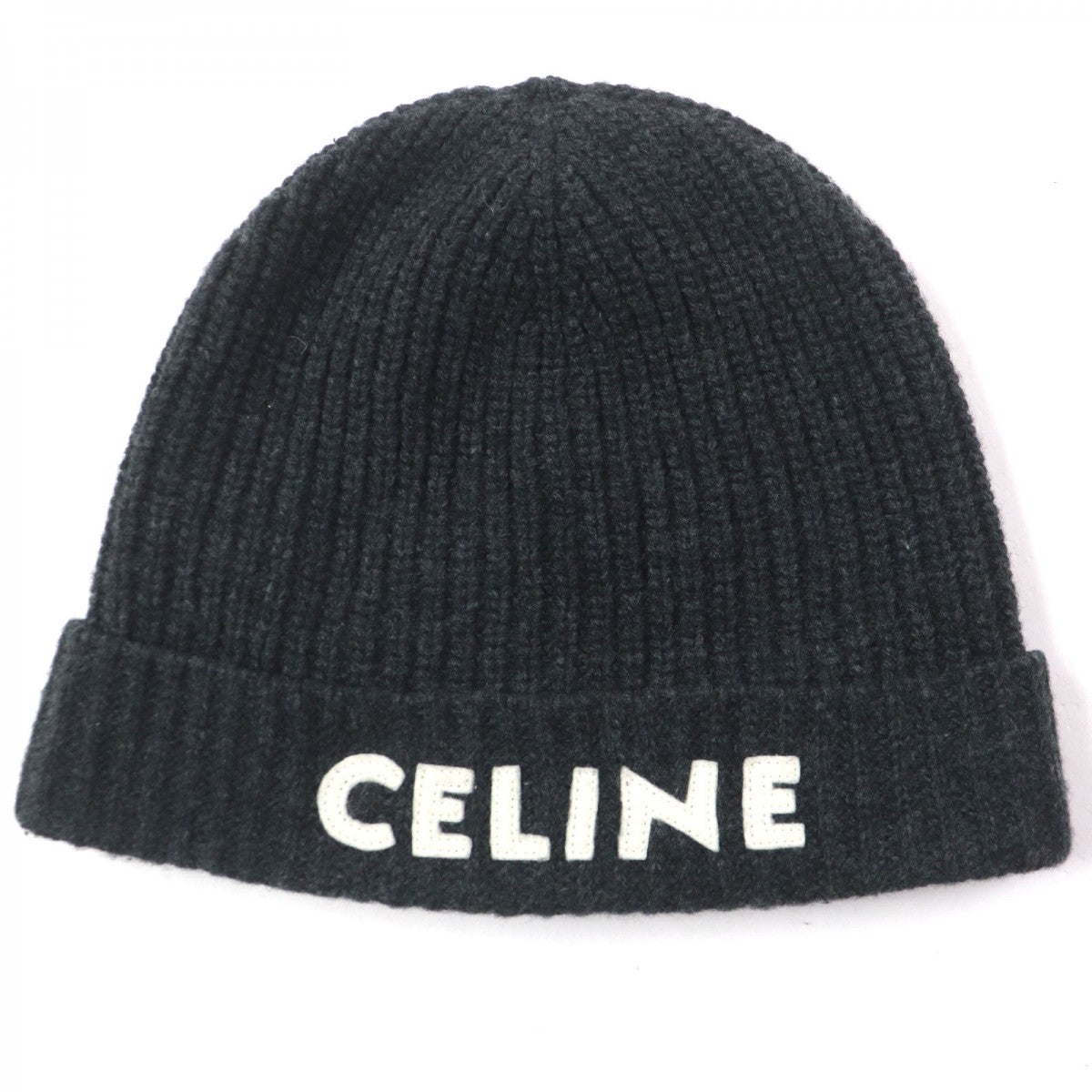 CELINE Knit cap 2A25R423P Main: 100% wool Dark gray mens