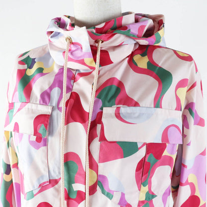 CHANEL Blouson P70173 Main: 100% silk, part: 75% cotton, part: 25% silk Multi Women 34