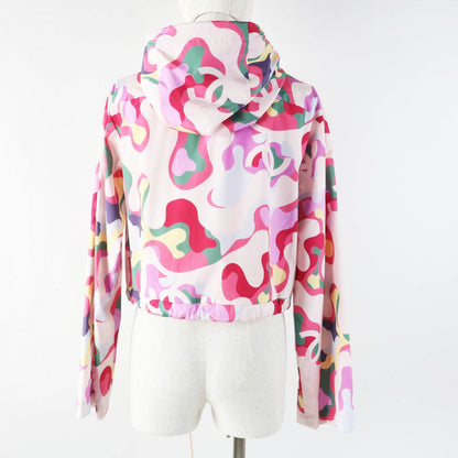 CHANEL Blouson P70173 Main: 100% silk, part: 75% cotton, part: 25% silk Multi Women 34