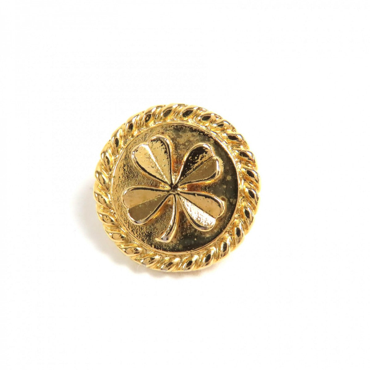 CHANEL Other fashion goods Gold Plated gold 10 pieces set Clover Button Women