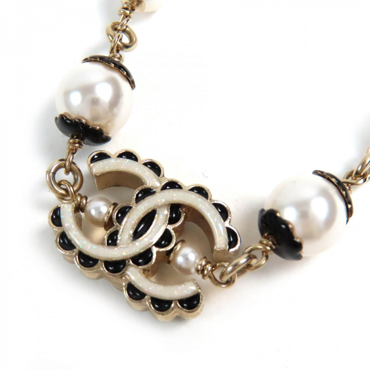 CHANEL choker ABE157 C24B Gold Plated, Faux Pearl multicolor Women