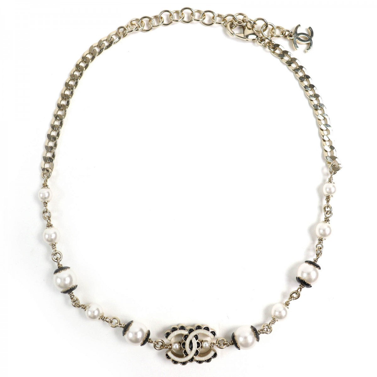 CHANEL choker ABE157 C24B Gold Plated, Faux Pearl multicolor Women