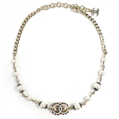 CHANEL choker ABE157 C24B Gold Plated, Faux Pearl multicolor Women