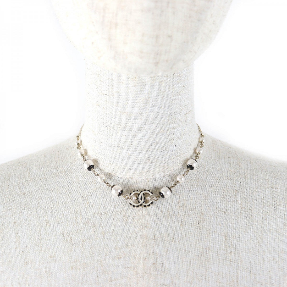 CHANEL choker ABE157 C24B Gold Plated, Faux Pearl multicolor Women