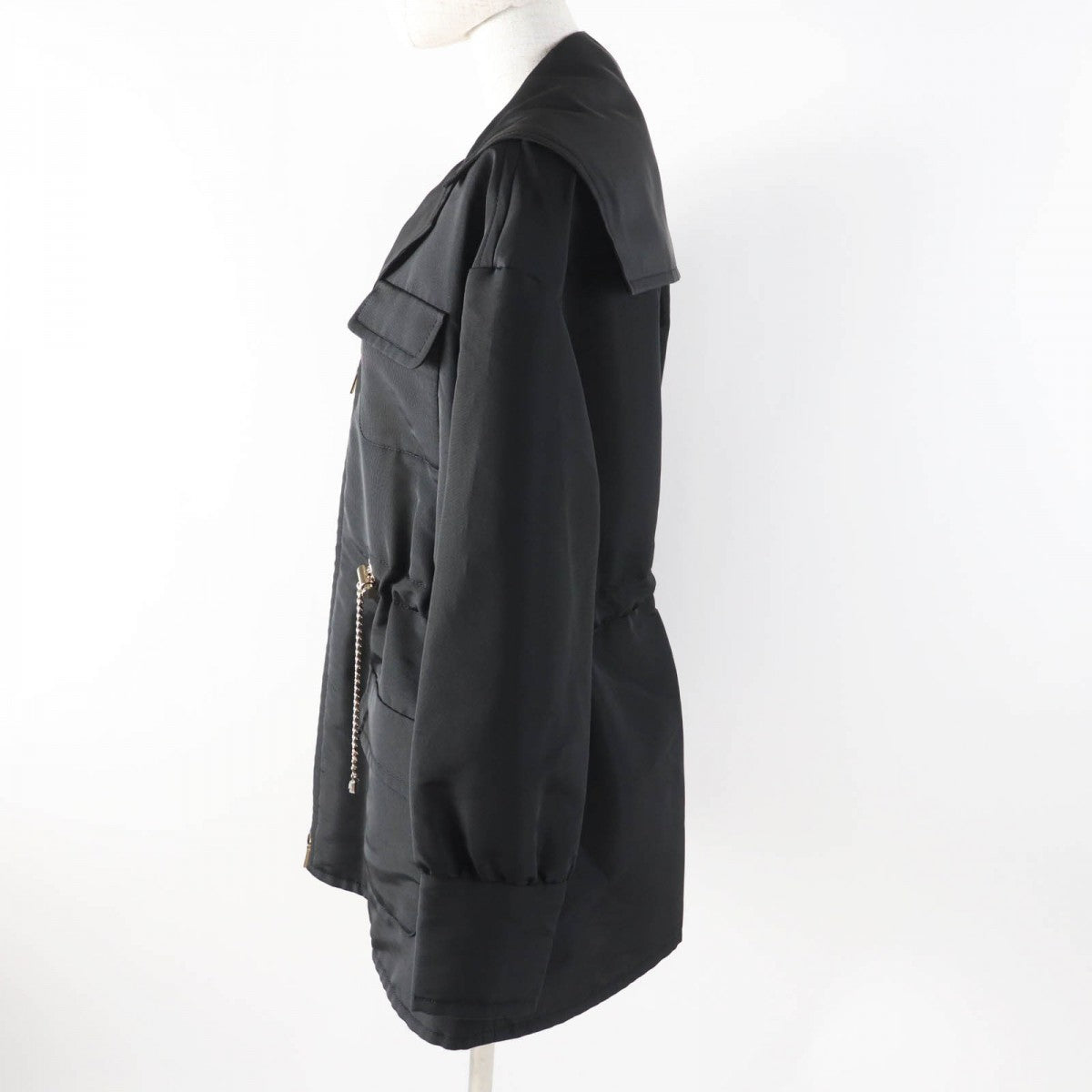 CHANEL Jacket 23B P75490 Main: 100% silk, Filling: 100% polyester, Lining: 100% silk black Women 34