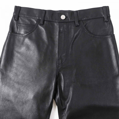 CELINE Pants 2G093656E Main: 100% calfskin black Women 26